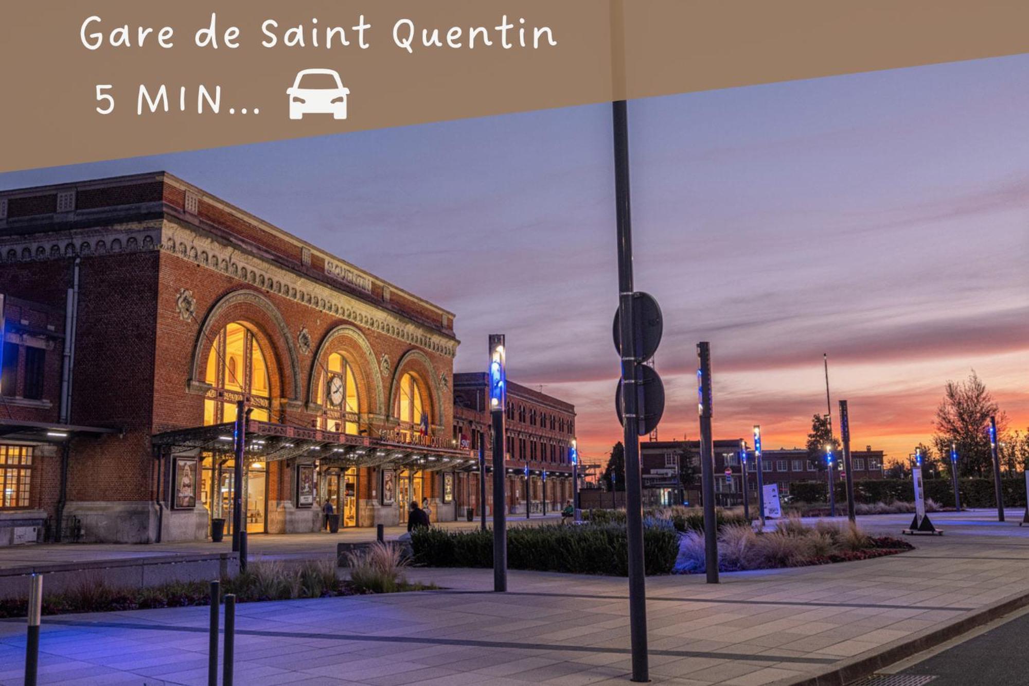 Le Lotus - Zmn Conciergerie Apartment Saint-Quentin  Luaran gambar