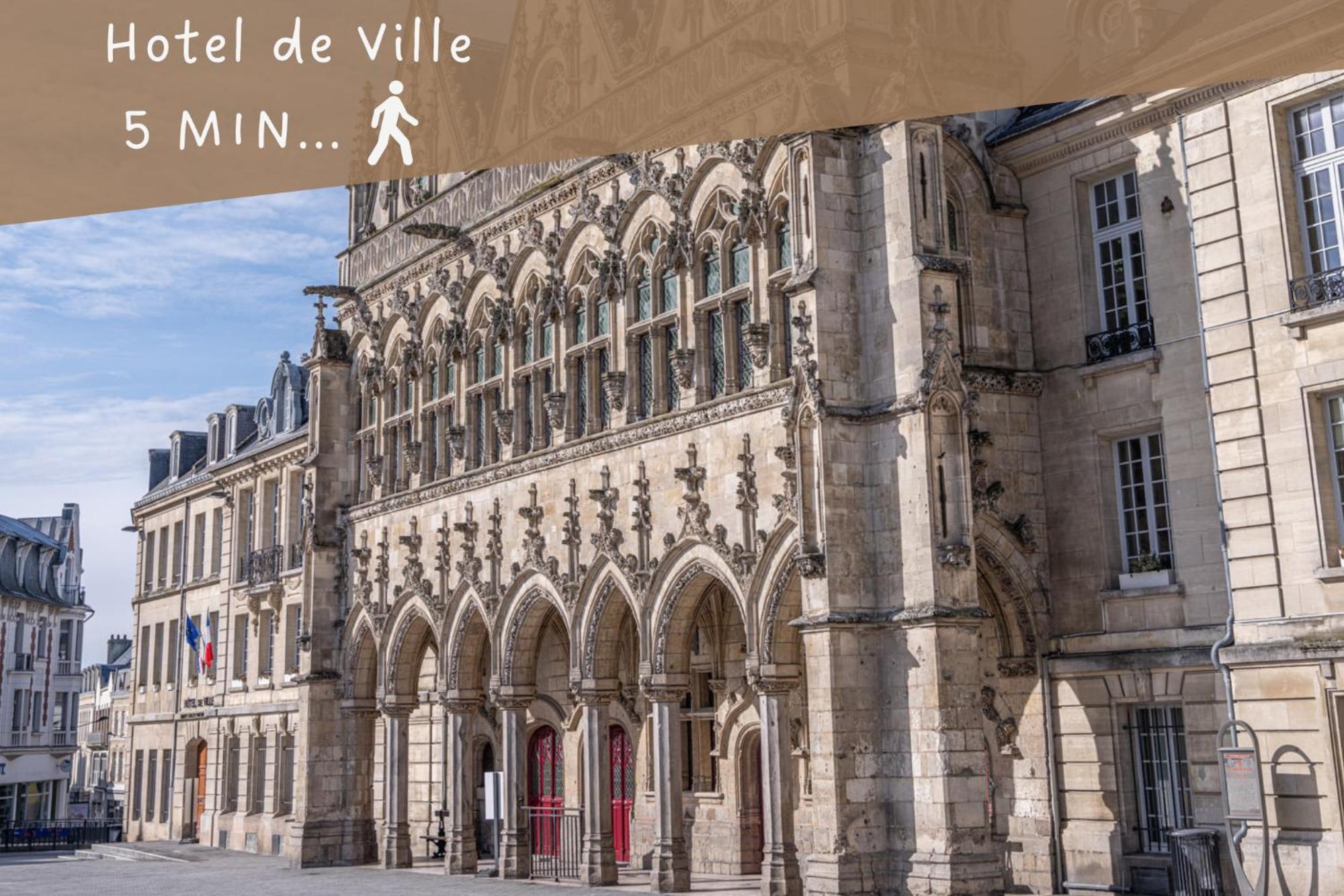 Le Lotus - Zmn Conciergerie Apartment Saint-Quentin  Luaran gambar