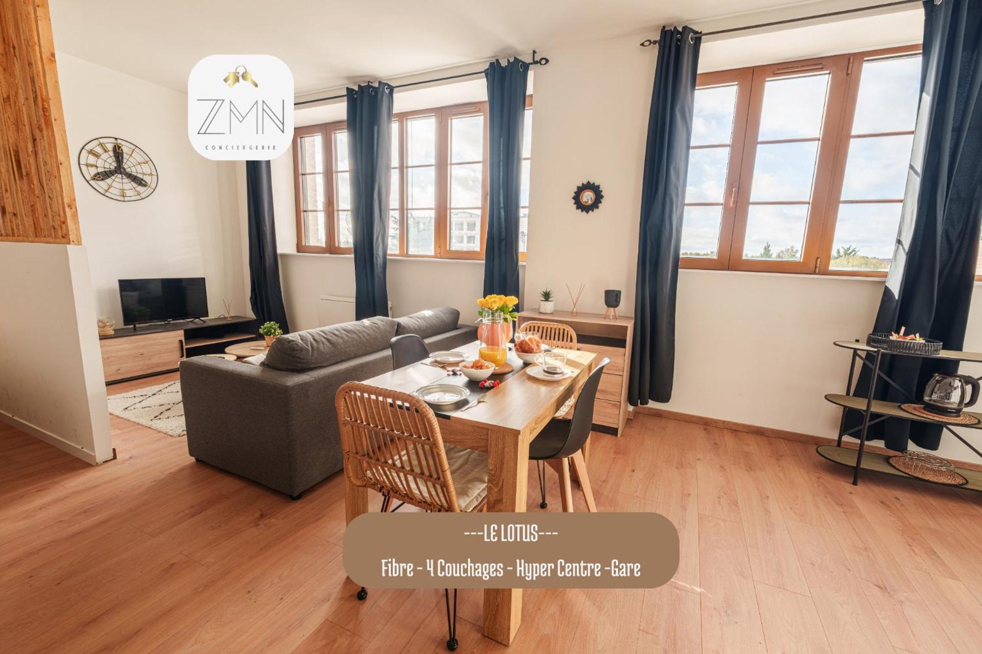 Le Lotus - Zmn Conciergerie Apartment Saint-Quentin  Luaran gambar