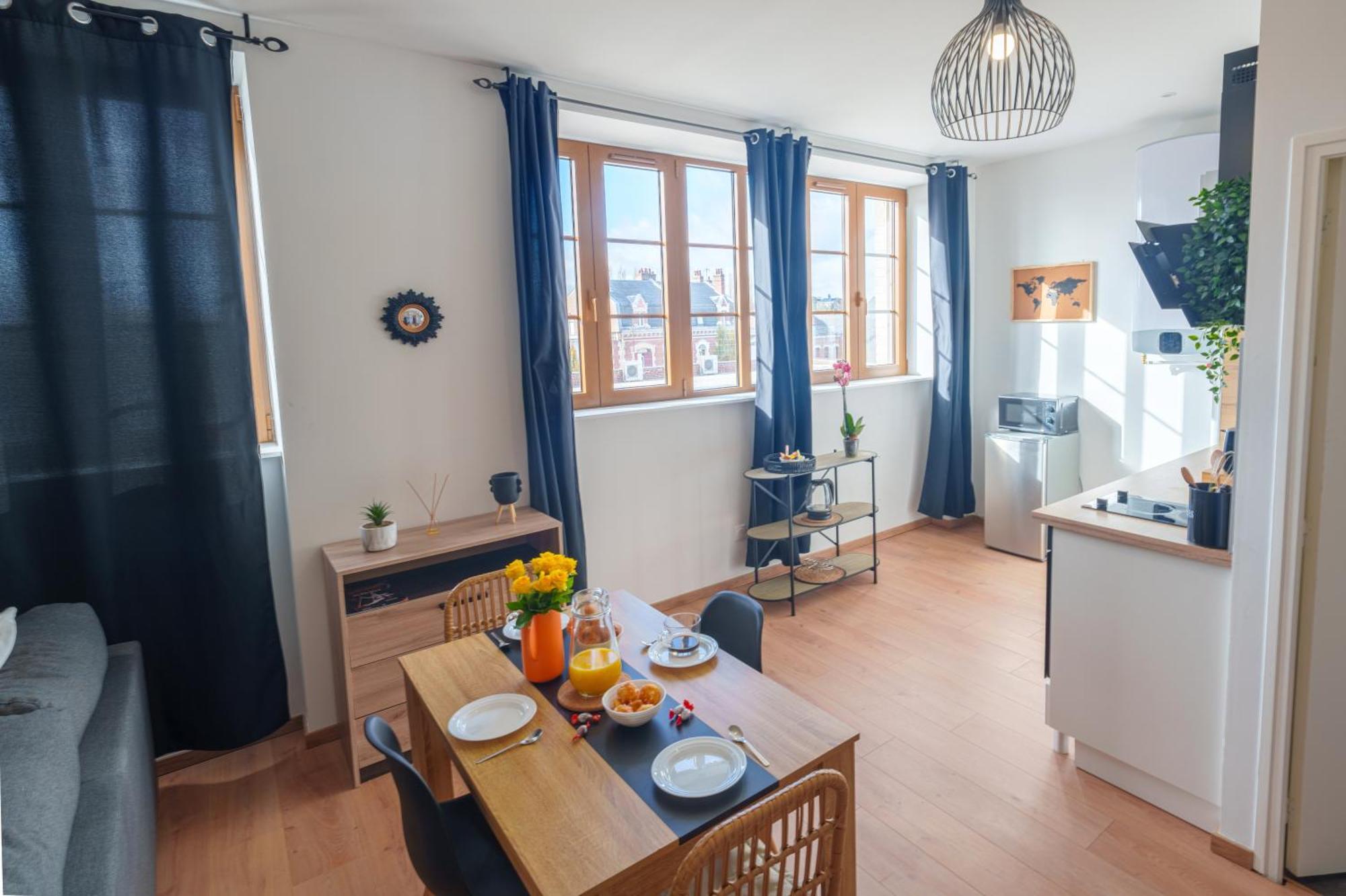 Le Lotus - Zmn Conciergerie Apartment Saint-Quentin  Luaran gambar